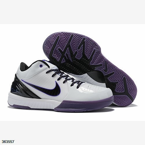 Kobe 4 white 2025 and purple