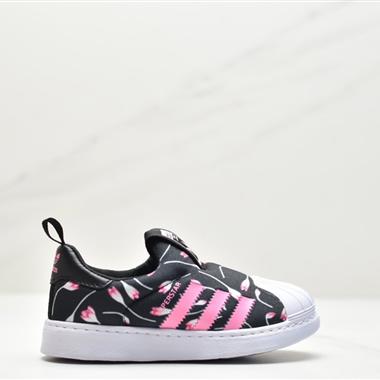Adidas 三葉草SUPERSTAR 360 小童貝殼頭一腳蹬