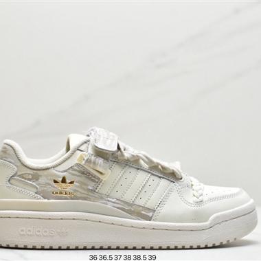 Adidas YWYGKWW   Forum 84 Low 低幫摩術貼 百搭潮流休閑運動板鞋