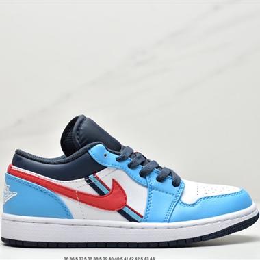 Nike Air Jordan 1 Low"Breathe/Triple White"AJ1喬丹一代低幫經典複古文化休閑運動籃球鞋