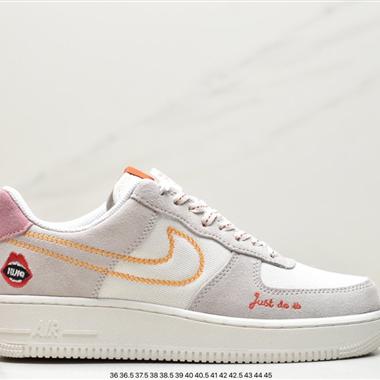 Nike  Air Force 1 Low 空軍一號斑馬紋反光低幫休閑板鞋 