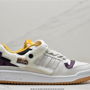 Adidas originals Forum 84 LoW 魔術貼低幫百搭潮流休閑運動板鞋