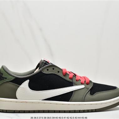 Travis Scott x Fragment x Air Jordan 1 Low“Military Blue” 低幫 