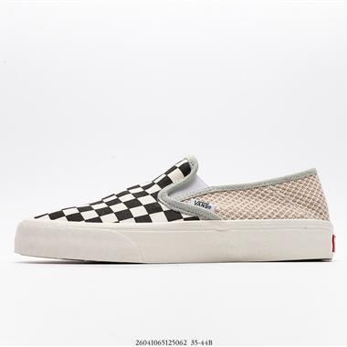 Vans Og Classic Slip-On 帆布硫化懶人一腳蹬低幫滑板鞋