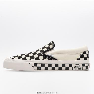Vans Og Classic Slip-On 帆布硫化懶人一腳蹬低幫滑板鞋