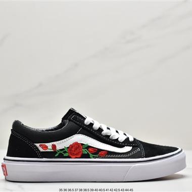 VANS  Old Skool 時尚百搭 耐磨防滑 硫化底帆布鞋