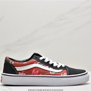 VANS  Old Skool 時尚百搭 耐磨防滑 硫化底帆布鞋