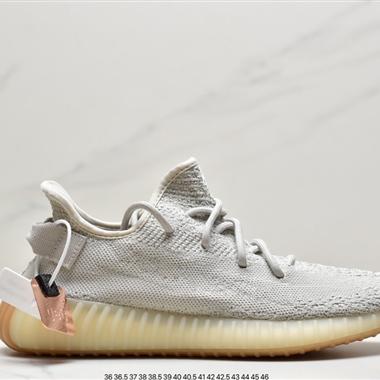 Kanye West x Adidas Yeezy Boost 350 V2"Light" 棉花白  百搭輕便爆米花中底休閑運動慢跑鞋