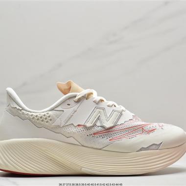 New Balance FuelCell RC Elite V2"Angora Mars Red"系列超輕量化低幫休閑運動慢跑鞋