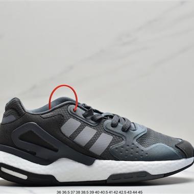 Adidas Originals 2020 Day Jogger Boost"Grey/LaserReflectiv"慢跑者系列高彈複古休閑運動跑鞋