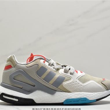 Adidas Originals 2020 Day Jogger Boost"Grey/LaserReflectiv"慢跑者系列高彈複古休閑運動跑鞋