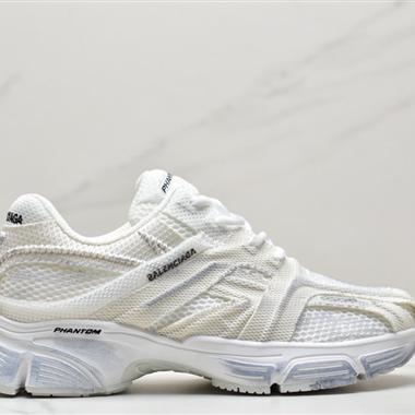 BALENCIAGA  Phantom Trainer Low-Top Sneaker"White/Black"