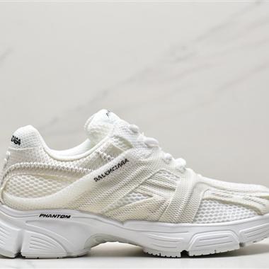 BALENCIAGA  Phantom Trainer Low-Top Sneaker"White/Black"