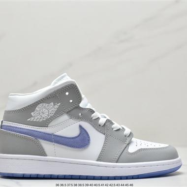 Nike Air Jordan 1 Mid複古文化百搭休閑運動籃球板鞋