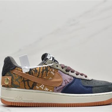 Travis Scott X Nike Air Force 1 Low Zipper'Cactus Jack'空軍一號