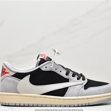 fragment design x Travis Scott x Nike Air Jordan 1 Low OG SP"Black/Green Toe