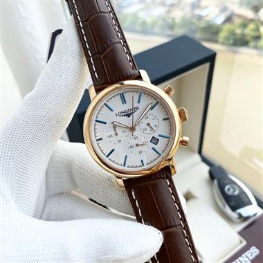 LONGINES  2022新款時尚休閒手錶  尺寸：40MM