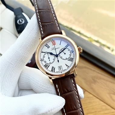 LONGINES  2022新款時尚休閒手錶  尺寸：40MM
