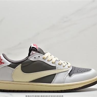 Travis Scott x Air Jordan AJ1 Low QX 倒鈎TS聯名低幫板鞋 