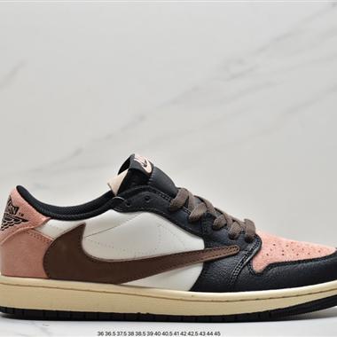 Travis Scott x Air Jordan AJ1 Low QX 倒鈎TS聯名低幫板鞋 