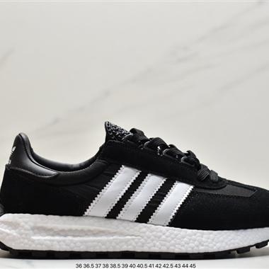 Adidas Racing 1 Boost Prototype 速度輕盈複古系列百搭透氣休閑運動慢跑鞋
