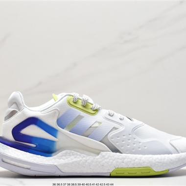 Adidas Originals 2020 Day Jogger Boost"Grey/LaserReflectiv"2020版慢跑者系列高彈復古休閑運動跑鞋