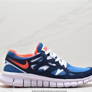 Nike Free RUN+2赤足系列超輕量休閑運動透氣慢跑鞋 