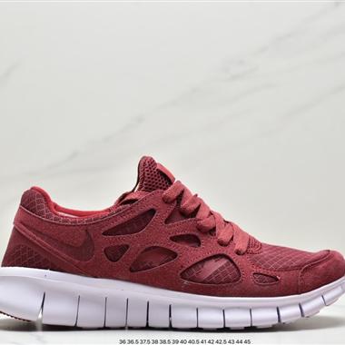 Nike Free RUN+2赤足系列超輕量休閑運動透氣慢跑鞋 