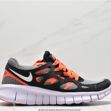 Nike Free RUN+2赤足系列超輕量休閑運動透氣慢跑鞋 
