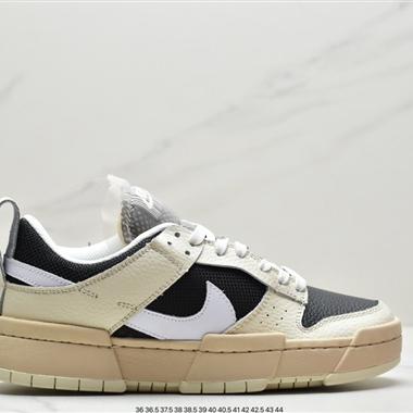 Nike Wmns Dunk Low Disrupt"Olive Green/White"輕量扣籃破壞系列全新解構風低幫休閑運動滑板板鞋