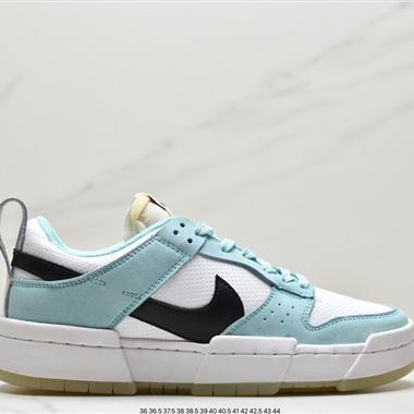 Nike Wmns Dunk Low Disrupt"Olive Green/White"輕量扣籃破壞系列全新解構風低幫休閑運動滑板板鞋