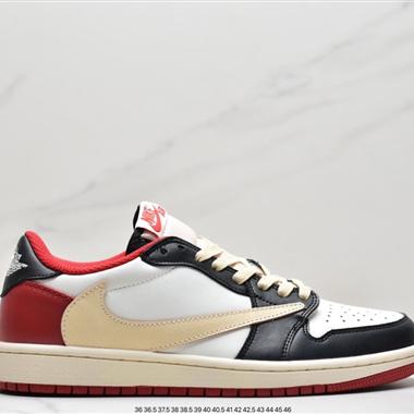 Travis Scott x Nike Air Jordan AJ1 Low QX 倒鉤TS聯名低幫板鞋 