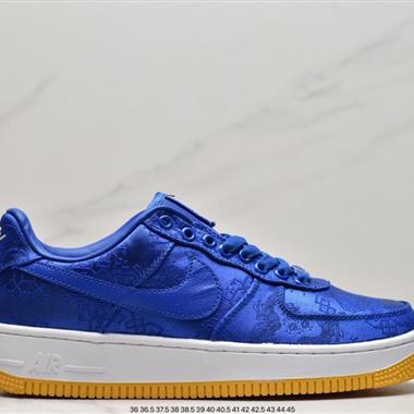 Fragment Design x Nike Air Force 1 JT PremiumGame Black 空軍一號經典低幫百搭休閑運動板鞋