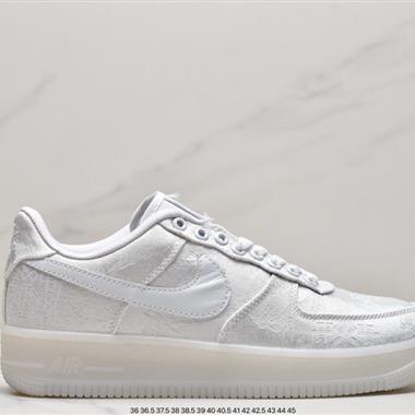 Fragment Design x Nike Air Force 1 JT PremiumGame Black 空軍一號經典低幫百搭休閑運動板鞋