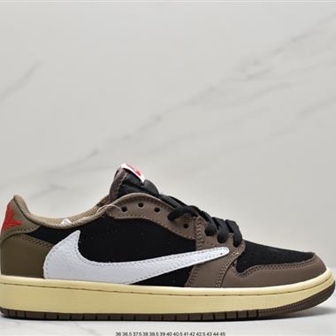 Travis Scott x Nike Air Jordan AJ1 Low QX 倒鉤TS聯名低幫板鞋