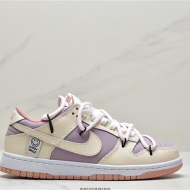 Nike SB Dunk Low Creamy/Tweed"解構綁帶低幫休閑運動滑板板鞋