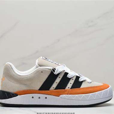Human Made x Adidas Adimatic Low"Bright Orange"復古鯊魚面包休閑運動休閑滑板板鞋