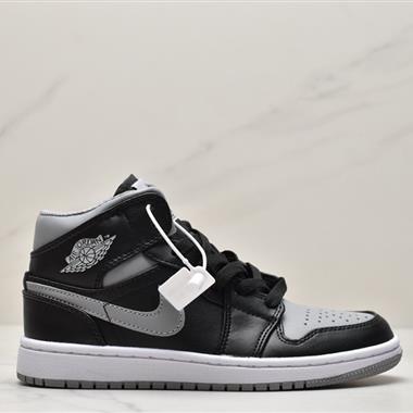 Nike Air Jordan 1 Mid"Green Yellow"AJ1喬丹一代中幫經典復古文化休閑運動籃球鞋