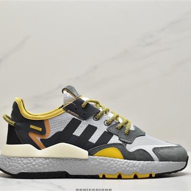 Adidas  Nite Jogger 2019 Boost 三葉草復古跑鞋