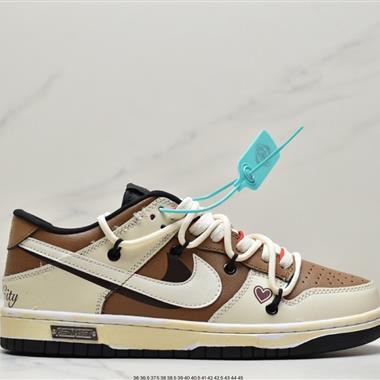 Nike SB Dunk Low"Milk White/Pink/Smile"扣籃系列低幫休閑運動滑板板鞋