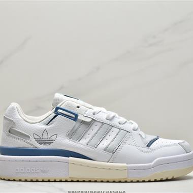 Adidas 三葉草 Originals Forum 84 Low 羅馬系列 低幫復古系帶百搭休閑運動板鞋