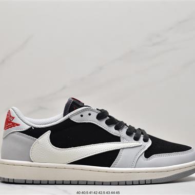 Fragment Design x Travis Scott x  Air Jordan 1 Low OG SP"Military Blue"AJ1