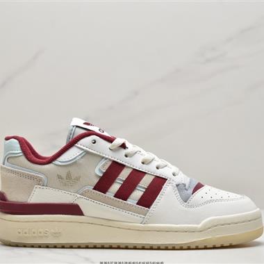 Adidas 三葉草 Originals Forum 84 Exhibit Low復古系帶百搭休閑運動板鞋