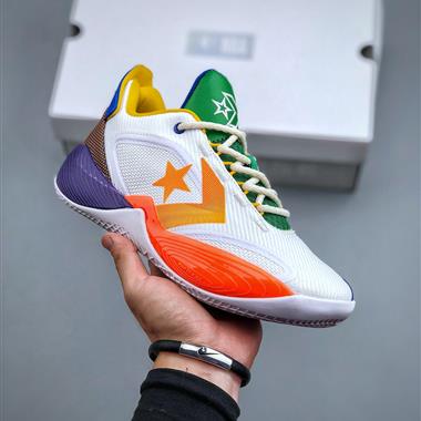 Converse 4G OX PE"Multicolor Volt"4G系列低幫實戰休閑運動籃球鞋