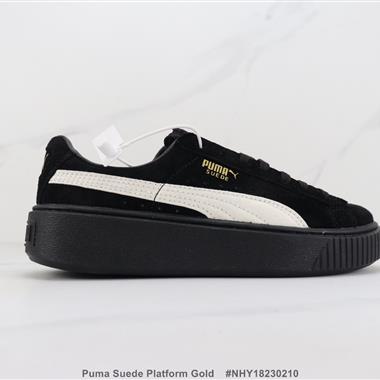 Puma Suede Platform Gold  厚底低幫休閑板鞋