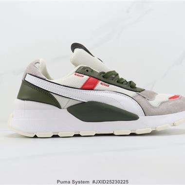 Puma System 低幫休閑跑步鞋