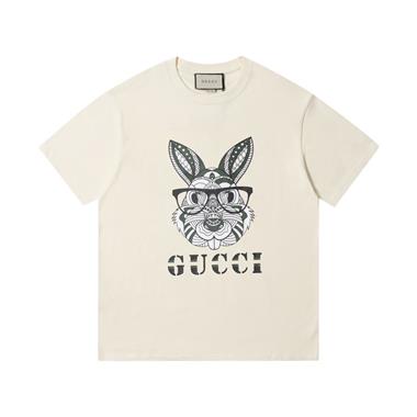 GUCCI   2023夏季新款短袖T恤  尺寸偏大