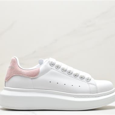 Alexander McQueen Sole Leather Sneakers低幫時裝厚底休閑運動小白鞋