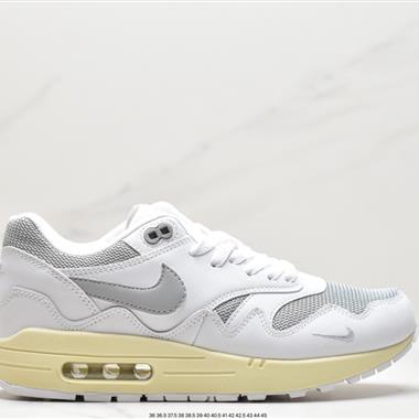 Patta x Nike Air Max 1"Black/White/Grey"??初代復古氣墊百搭休閑運動慢跑鞋