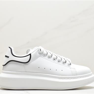 Alexander McQueen Sole Leather Sneakers低幫時裝厚底休閑運動小白鞋